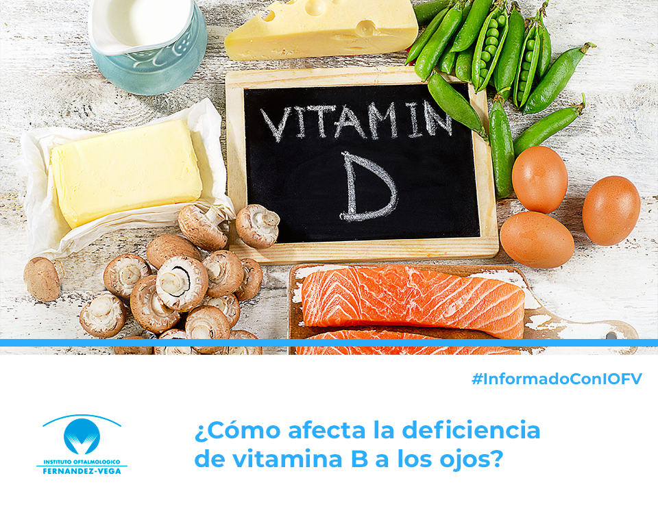 ¿Cómo afecta la deficiencia de vitamina B a los ojos?