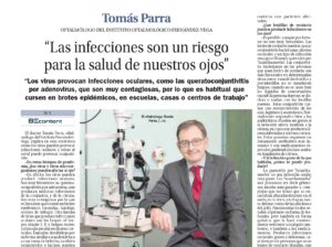 Tomás Parra en La Nueva España